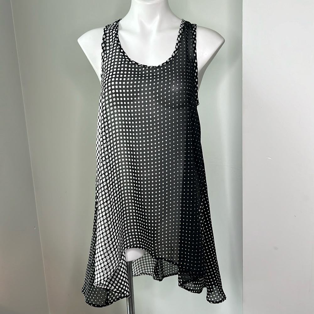 NWT Emma G Summer asymmetrical Top size medium